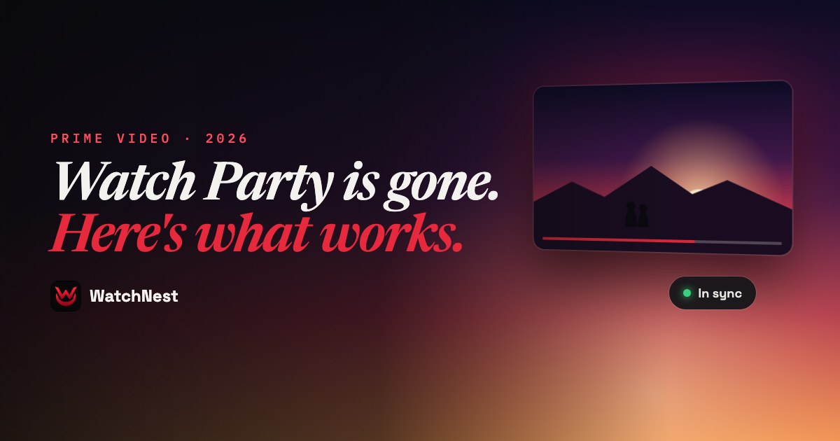 Amazon Prime Video Watch Party Is Gone: How to Watch Prime Video Together in 2026